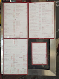 Domenico à Paris menu