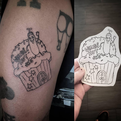 Explore daredevil tattoo ideas, creative tattoo ideas in Palm Harbor, available at Angry Owl Tattoo and Piercing