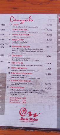Restaurant Musti-Bistro à Wanzleben-Börde - menu / carte