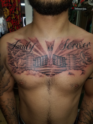 Explore chin tattoo ideas, creative tattoo ideas in Odessa, available at Little Dragon Tattoos Studio