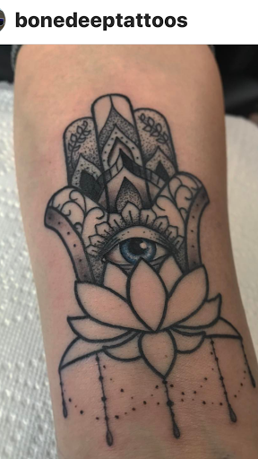 Explore tramp tattoo ideas, creative tattoo ideas in Camarillo, available at BONE DEEP TATTOO