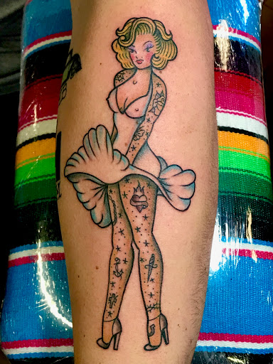 Explore aztec sleeve tattoo ideas, creative tattoo ideas in Modesto, available at Inkwell Tattoo