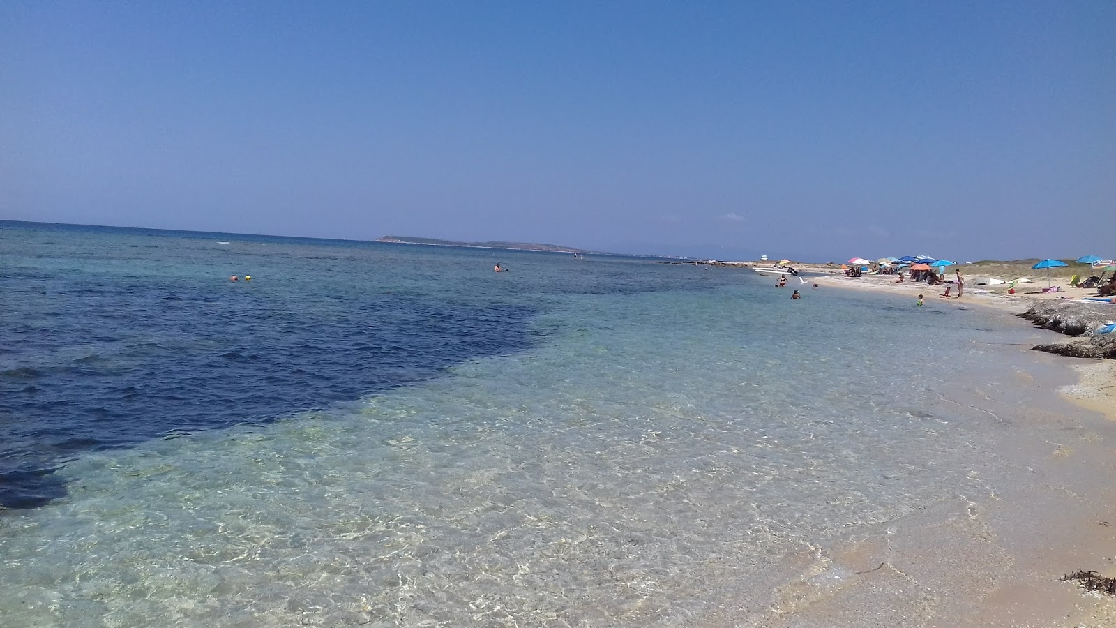 Foto van Spiaggia di Portu S'Uedda met gemiddeld niveau van netheid