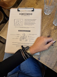Vincenzo Pizzeria à Nantes menu