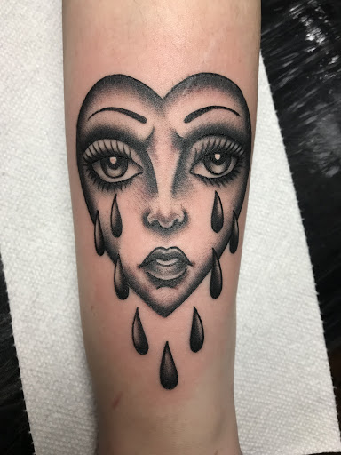 Explore bart simpson tattoo ideas, creative tattoo ideas in Jacksonville, available at Idle Hands Tattoo Co.