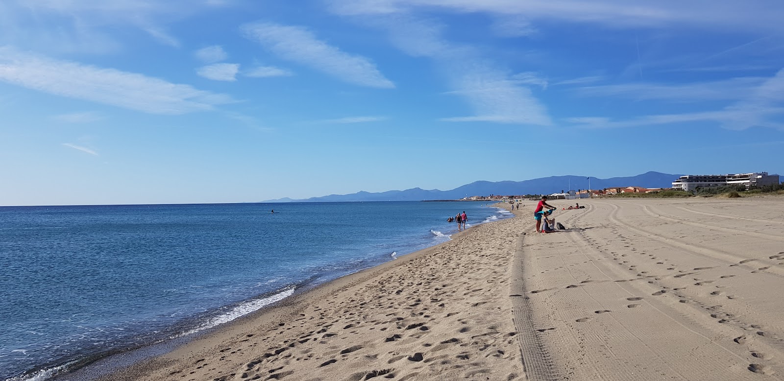 Foto de St. Marie de la Mer beach II con algo limpia nivel de limpieza