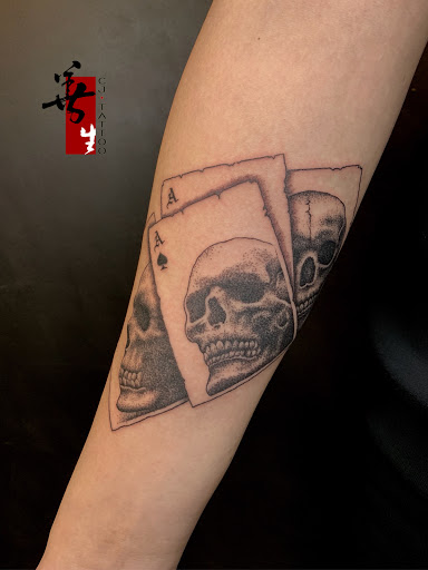 Explore tattoo ideas for lesbian couples, creative tattoo ideas in New York, available at CJ Tattoo