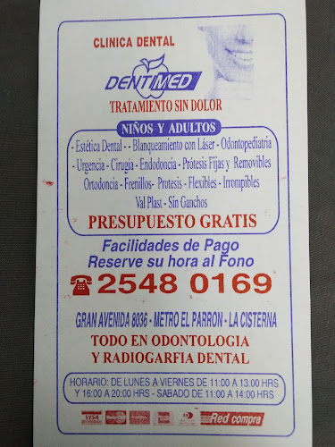 Opiniones de DENTIMED en La Cisterna - Dentista