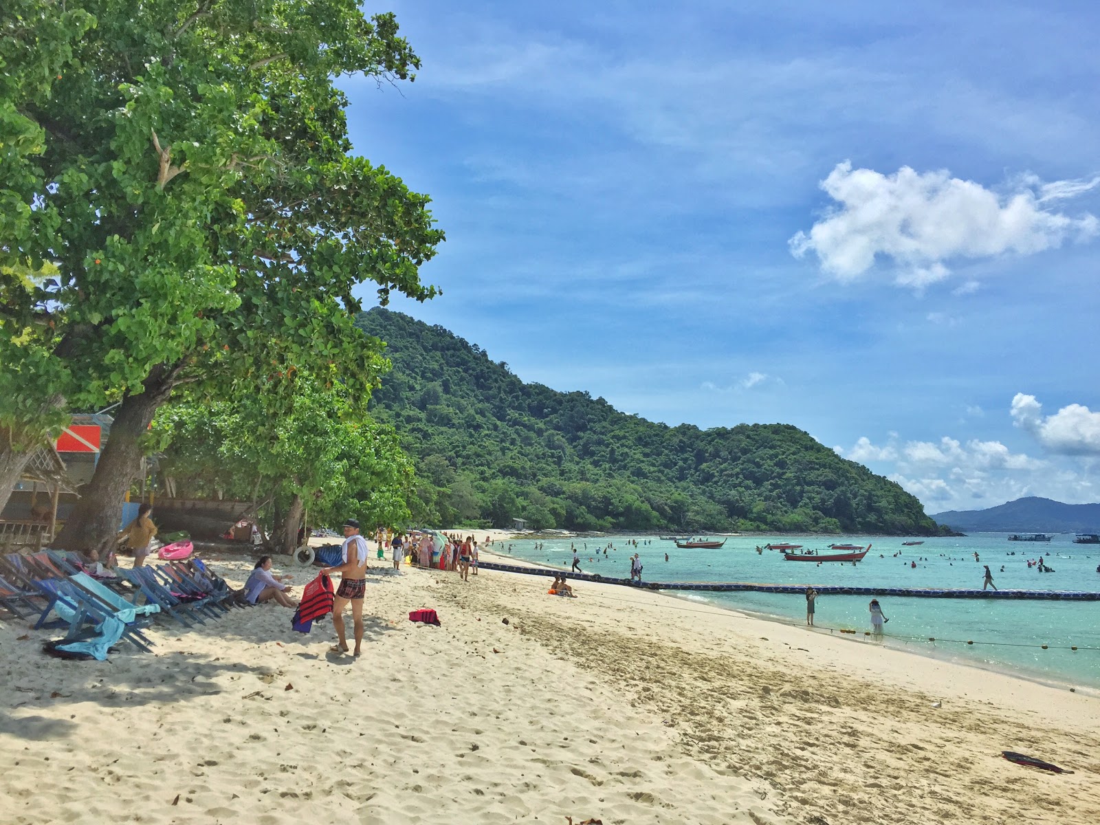 Foto von Korallenstrand und seine wunderschöne Landschaft