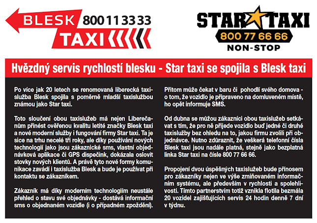 Komentáře a recenze na Blesk Taxi