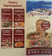 Carte du Marmaris Kebab Haus à Oschatz