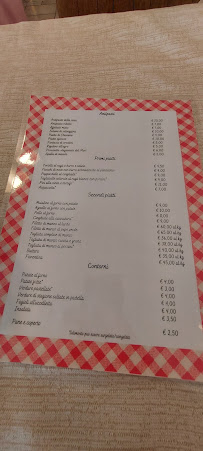 Trattoria Cupi à Magliano in Toscana menu