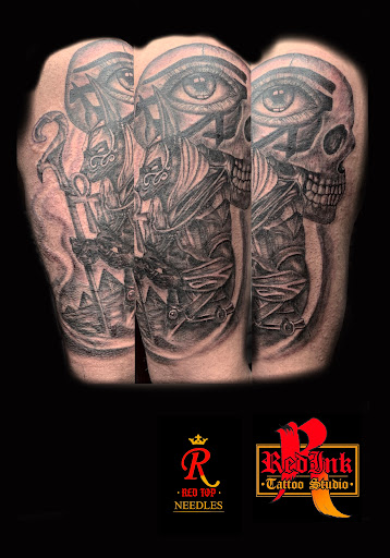 Find dragon tattoo ideas male for your next unique tattoo in New York at Redink Tattoo Studio