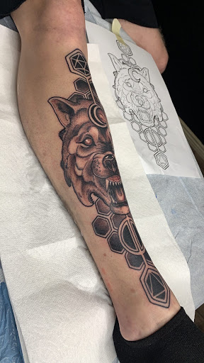 Explore dragon tattoo ideas forearm, creative tattoo ideas in Prescott, available at BlackGold Tattoo