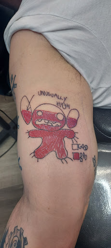 Explore bart and lisa tattoo ideas, creative tattoo ideas in Reseda, available at Forbidden Culture Tattoo Studio