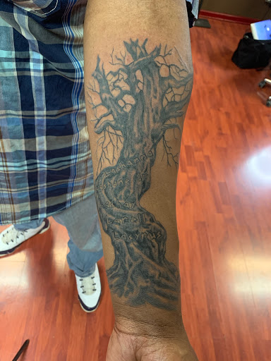 Explore quilt tattoo ideas, creative tattoo ideas in Chicago, available at Black Atlas Studios