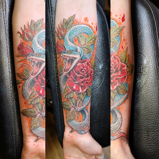 Explore ponyo tattoo ideas, creative tattoo ideas in Lafayette, available at DragonsBane Tattoo & Body Piercing