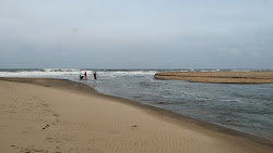 Foto von Nagapattinam Beach und die siedlung