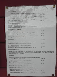 Carte du Madl Christian Casa beach cafe à Südliches Anhalt