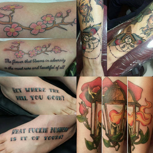 Explore men's neck tattoo ideas, creative tattoo ideas in Rowlett, available at Fresh Image Tattoo Studios