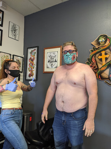 Explore fighter tattoo ideas, creative tattoo ideas in Austin, available at Little Pricks Tattoo