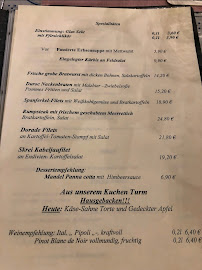 Restaurant allemand Haus Scholzen à Cologne - menu / carte