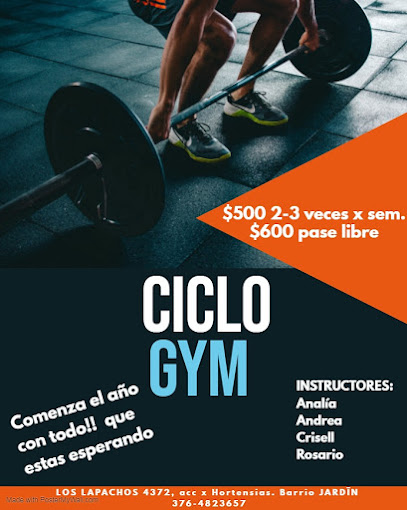 Ciclo Gym - Los Lapachos 4372, Posadas, Misiones, Argentina