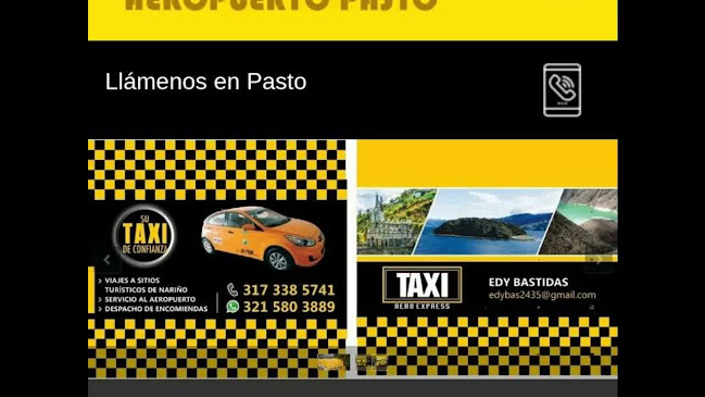 Taxis 🚖 servicio aeropuerto✈️ Pasto - Servicio de taxis