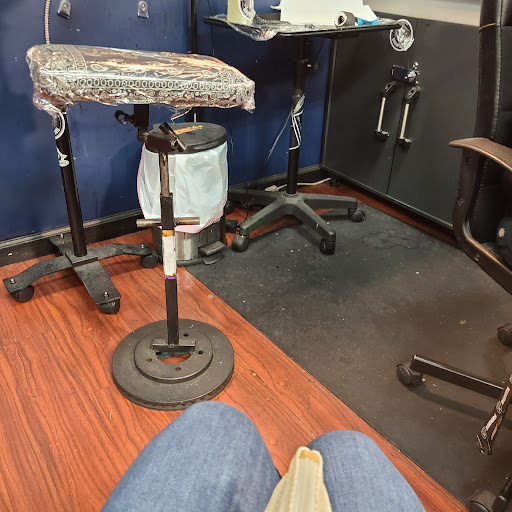 Explore tattoo ideas for legs, creative tattoo ideas in Orange, available at Lincoln Avenue Tattoo