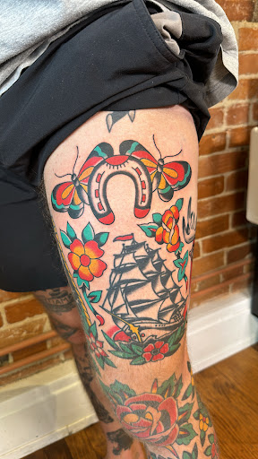 Explore ankle tattoo ideas female, creative tattoo ideas in Buffalo, available at The Tilted Rose Tattoo