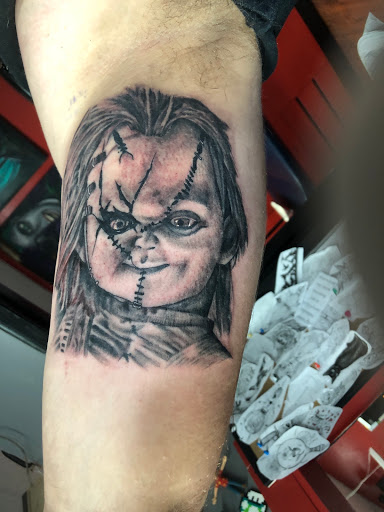 Explore puerto rican flag tattoo ideas, creative tattoo ideas in Largo, available at Alchemy Tattoos and Body Piercings