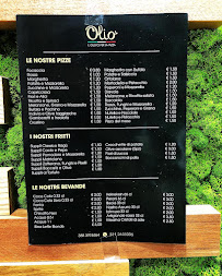 Menu du Olio - Il gusto per la pizza à Marina di Ardea