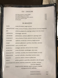 Il Vicolo à Turin menu