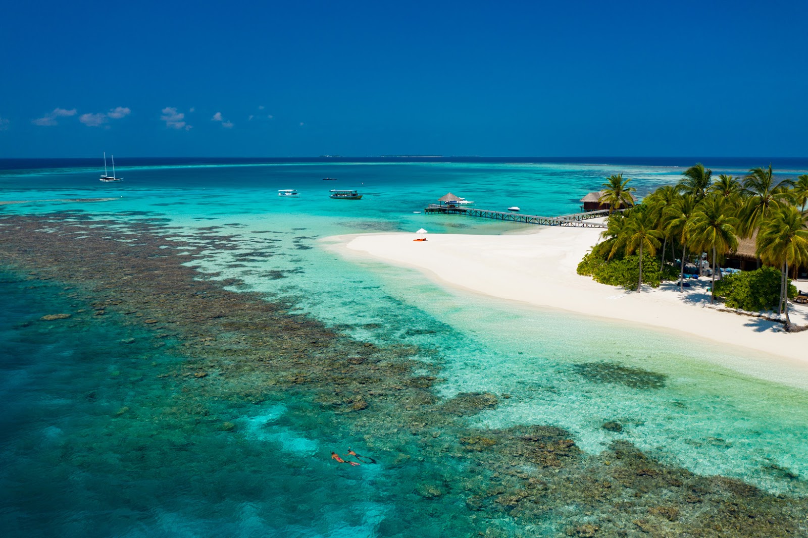 Foto von Mirihi Resort Island mit geräumiger strand