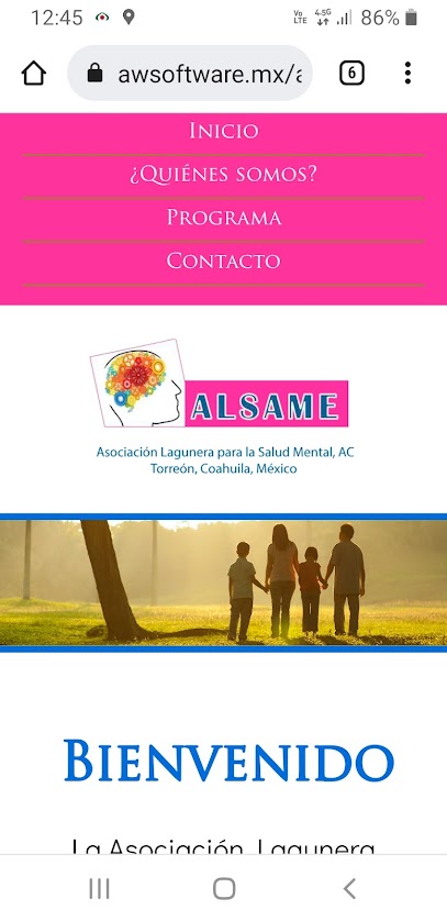 Asociación Lagunera para la salud mental AC ALSAME