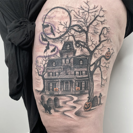 Explore tattoo ideas chest shoulder, creative tattoo ideas in Lancaster, available at MermGoddess Tattoo Studio & Gallery