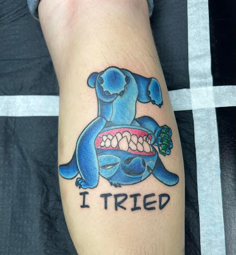 Explore goth tattoo ideas, creative tattoo ideas in Kenosha, available at Kenosha Tattoo Company