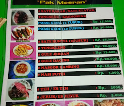 Sate Kambing Pak Mesran photo