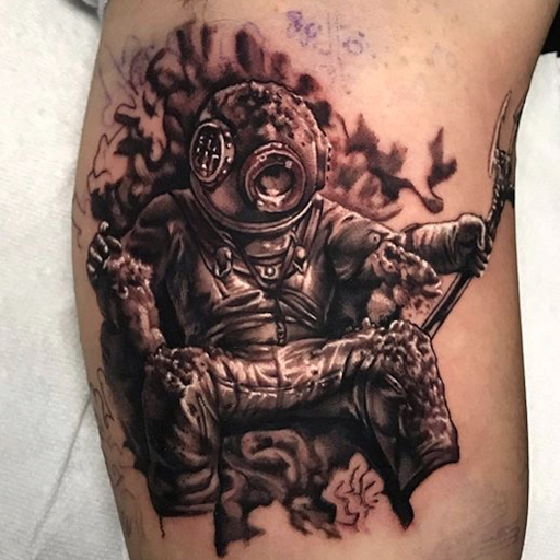 Explore sekiro tattoo ideas, creative tattoo ideas in San Antonio, available at Firme Copias Tattoo Studio