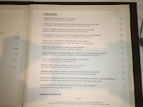Restaurant Paul à Paris menu