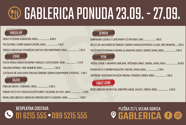 Recenzije Gablerica u Velika Gorica - Restoran