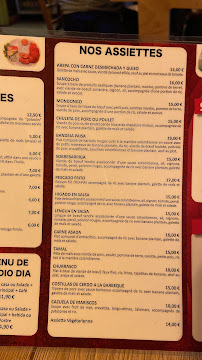 Restaurant colombien El Juanchito à Paris (la carte)