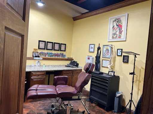 Explore small mens tattoo ideas, creative tattoo ideas in Marietta, available at The Queen Bee Tattoo and Piercing Parlour