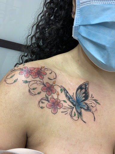 Explore dark knight tattoo ideas, creative tattoo ideas in Washington, available at Fattys Tattoos & Piercings H Street