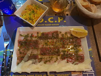Carpaccio du Restaurant de spécialités à base de poisson-pêcheur Le D.C.P à saint gilles les bains - n°17