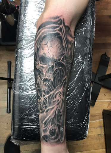 Explore universe tattoo ideas, creative tattoo ideas in Silver City, available at Independent Ink Tattoo