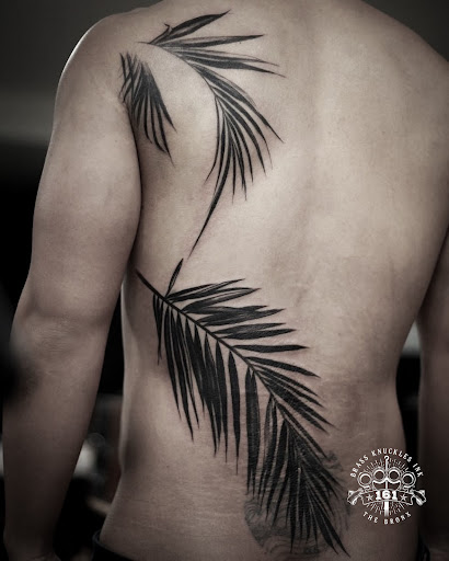 Explore japanese chest tattoo ideas, creative tattoo ideas in Bronx, available at Brass Knuckles Ink Tattoo Studio