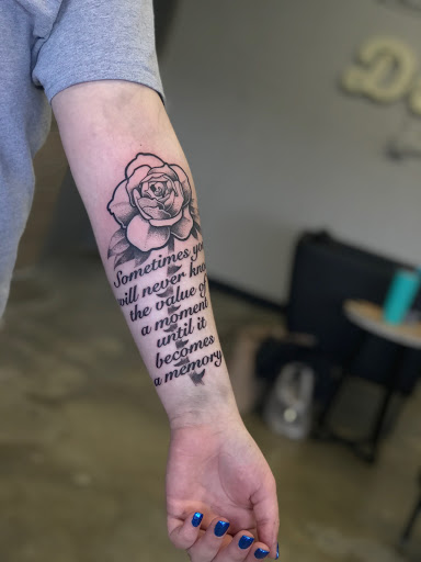 Explore tattoo ideas for mother of twins, creative tattoo ideas in Zumbrota, available at Art by Sinclair Tattoo Artist At Dry Bones Ink