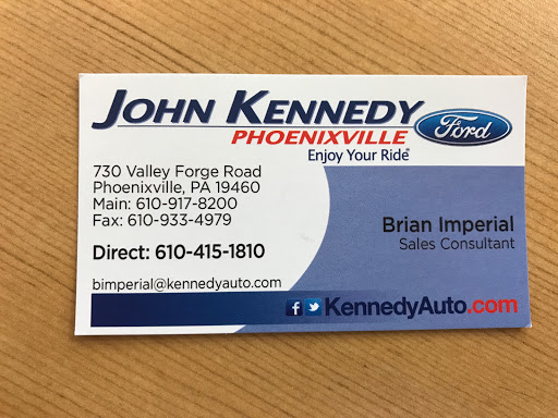 Ford Dealer «John Kennedy Ford - Phoenixville», reviews and photos, 730 Valley Forge Rd, Phoenixville, PA 19460, USA