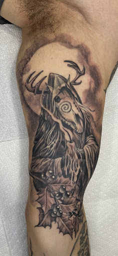 Explore lost time tattoo ideas, creative tattoo ideas in Amherst, available at Wanderlust Tattoo & Piercing